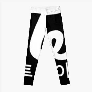 Twice Kpop logo Hangul Black White Classic  Leggings RB0809