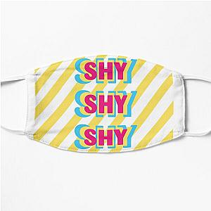 Twice Shy Shy Shy | Cute Kpop Song Lyrics Typography Flat Mask RB0809