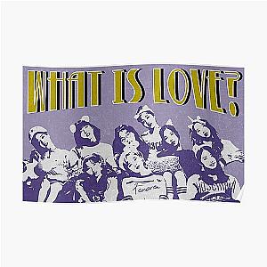 TWICE Retro What Is Love? Poster RB0809