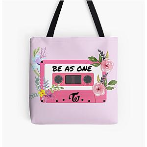 Aesthetic twice be as one tape design All Over Print Tote Bag RB0809
