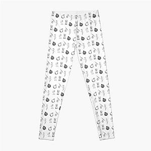 Twilight Leggings - Twilight Book Cover Artistic Sketches Leggings