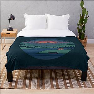 Twilight Blanket - The Lake at Twilight Throw Blanket