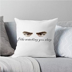 Twilight Pillows - i like watching you sleep - Edward cullen Throw Pillow