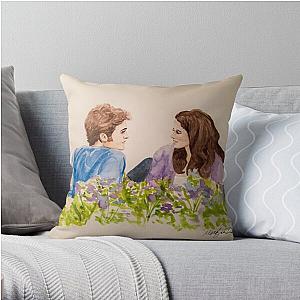 Twilight Pillows - Twilight Scene Watercolor Painting  Throw Pillow