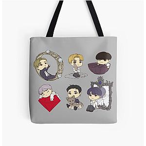 Twilight Bags - ONEUS Twilight Chibis All Over Print Tote Bag