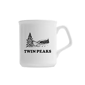 Twin Peaks Black Mug