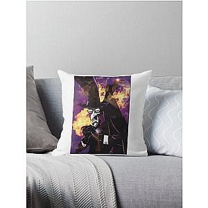 Twisted Metal 2 Mr Shadow Throw Pillow
