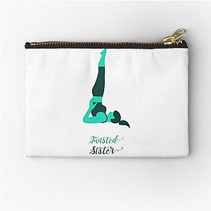 Yoga Twisted sister Design logo Zipper Pouch