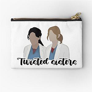 Meredith and Cristina - Twisted Sisters Zipper Pouch