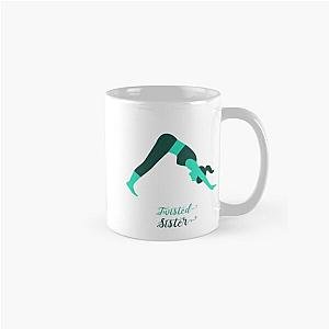 yoga Twisted Sister Design Logo Classic Mug