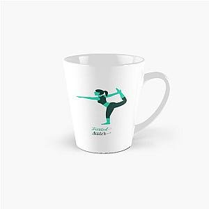 Yoga Twisted sister Design logo Tall Mug