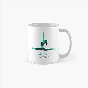 Yoga Twisted Sister Design Logo Classic Mug