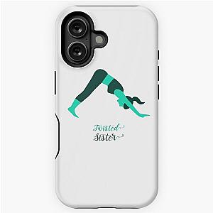 yoga Twisted Sister Design Logo iPhone Tough Case