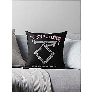 Freshly >>>TWISTED SISTER<<< Grunge>>>Twisted Sister Merch Throw Pillow