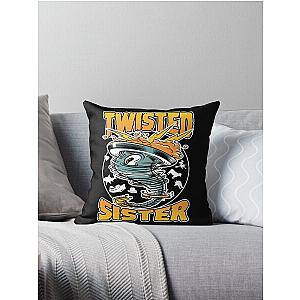 Twisted Sister Throw Pillow