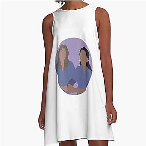 Meredith and Cristina Twisted Sisters A Line Dress