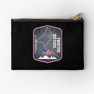 Three Sisters Texas Motorcycle Trail Map Sticker T-shirt Zipper Pouch