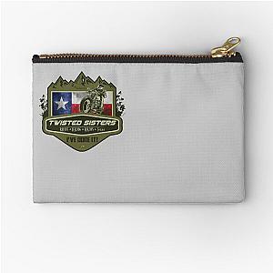 Three Sisters Texas Motorcycle T-shirt 04 Zipper Pouch