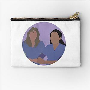 Meredith and Cristina Twisted Sisters Zipper Pouch
