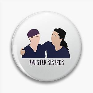Meredith and Cristina Twisted Sisters Pin