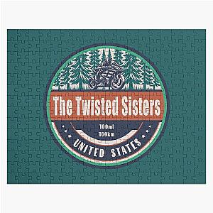The Texas Sisters US Motorcycling Design Jigsaw Puzzle