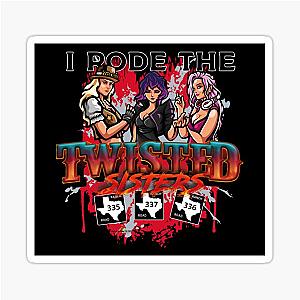 Three Sisters Texas Motorcycle Sticker T-shirt