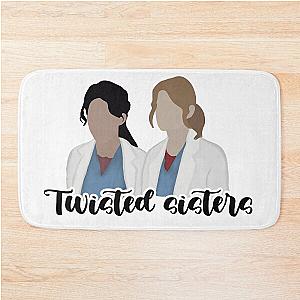 Meredith and Cristina Twisted Sister Bath Mat