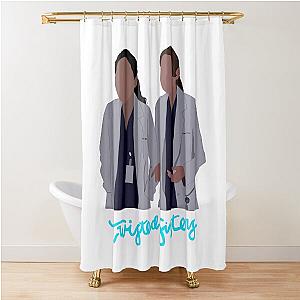 The Twisted Sisters Shower Curtain doesn't seem to have any weird characters.