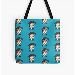 Disney Twisted Wonderland Bags - Floyd Leech All Over Print Tote Bag RB0301