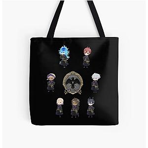 Disney Twisted Wonderland Bags - Dorm Leader Squad All Over Print Tote Bag RB0301