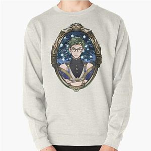 Disney Twisted Wonderland Sweatshirts - Starsending Robes! Trey Clover (Twisted Wonderland) Pullover Sweatshirt RB0301