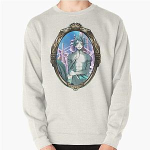 Disney Twisted Wonderland Sweatshirts - Eel! Jade Leech (Twisted Wonderland) Pullover Sweatshirt RB0301