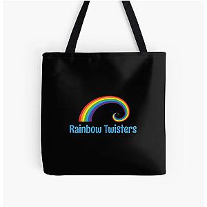 Rainbow Twisters All Over Print Tote Bag