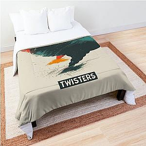 Retro Twisters Graphic Art Comforter