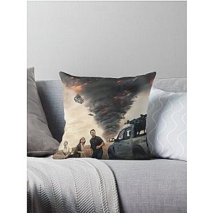 Twisters 2024 Action and Thriller Throw Pillow