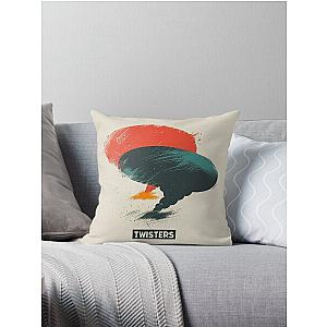 Retro Twisters Graphic Art Throw Pillow