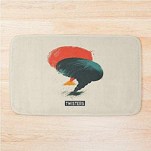 Retro Twisters Graphic Art Bath Mat