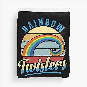 Vintage Rainbow Twisters Duvet Cover