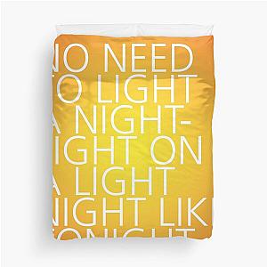 Light a Nightlight - Tongue Twisters Duvet Cover