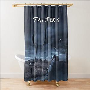 Twisters 2024 Action and Thriller Shower Curtain