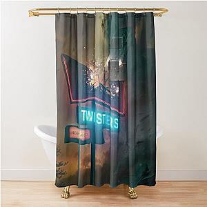 Twisters 2024 Action and Thriller Shower Curtain