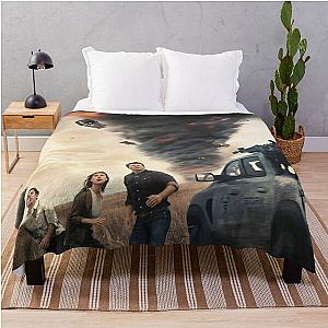 Twisters 2024 Action and Thriller Throw Blanket