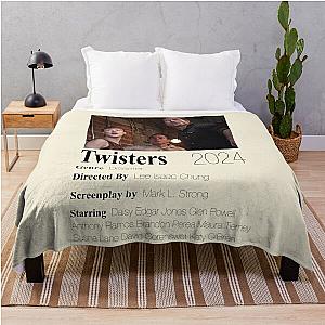 Twisters Poster Throw Blanket