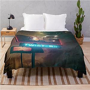 Twisters 2024 Action and Thriller Throw Blanket