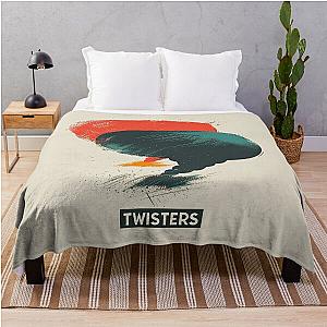 Retro Twisters Graphic Art Throw Blanket