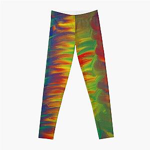 Glitchy primary twisters Leggings