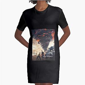 twisters Graphic T-Shirt Dress