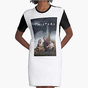 Twisters Movie Graphic T-Shirt Dress