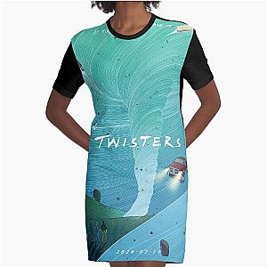 Twisters Movie Graphic T-Shirt Dress