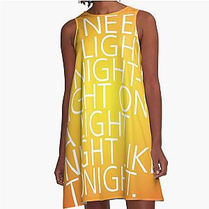 Light a Nightlight - Tongue Twisters A-Line Dress